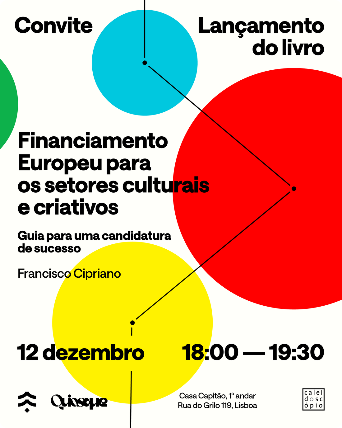 Lançamento do Livro "Financiamento Europeu para os Setores Culturais e Criativos"