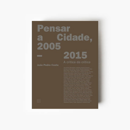 Pensar a Cidade, 2005-2015: A crítica da crítica