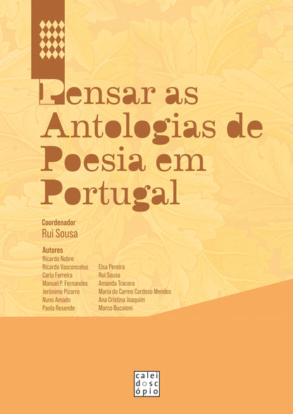 Pensar as Antologias de Poesia em Portugal