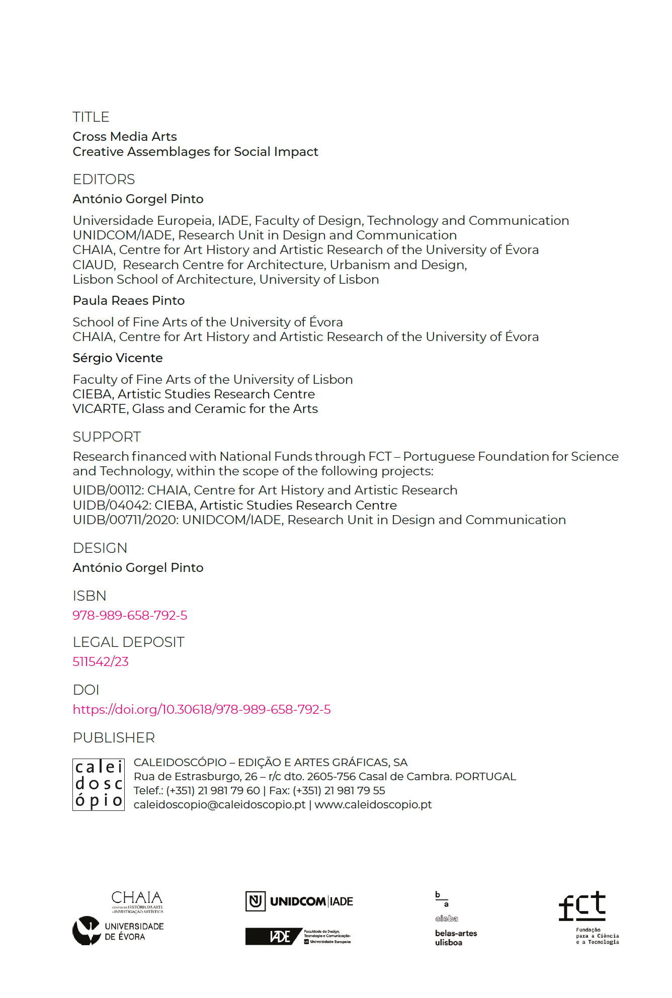 Cross Media Arts: Creative Assemblages for Social Impact