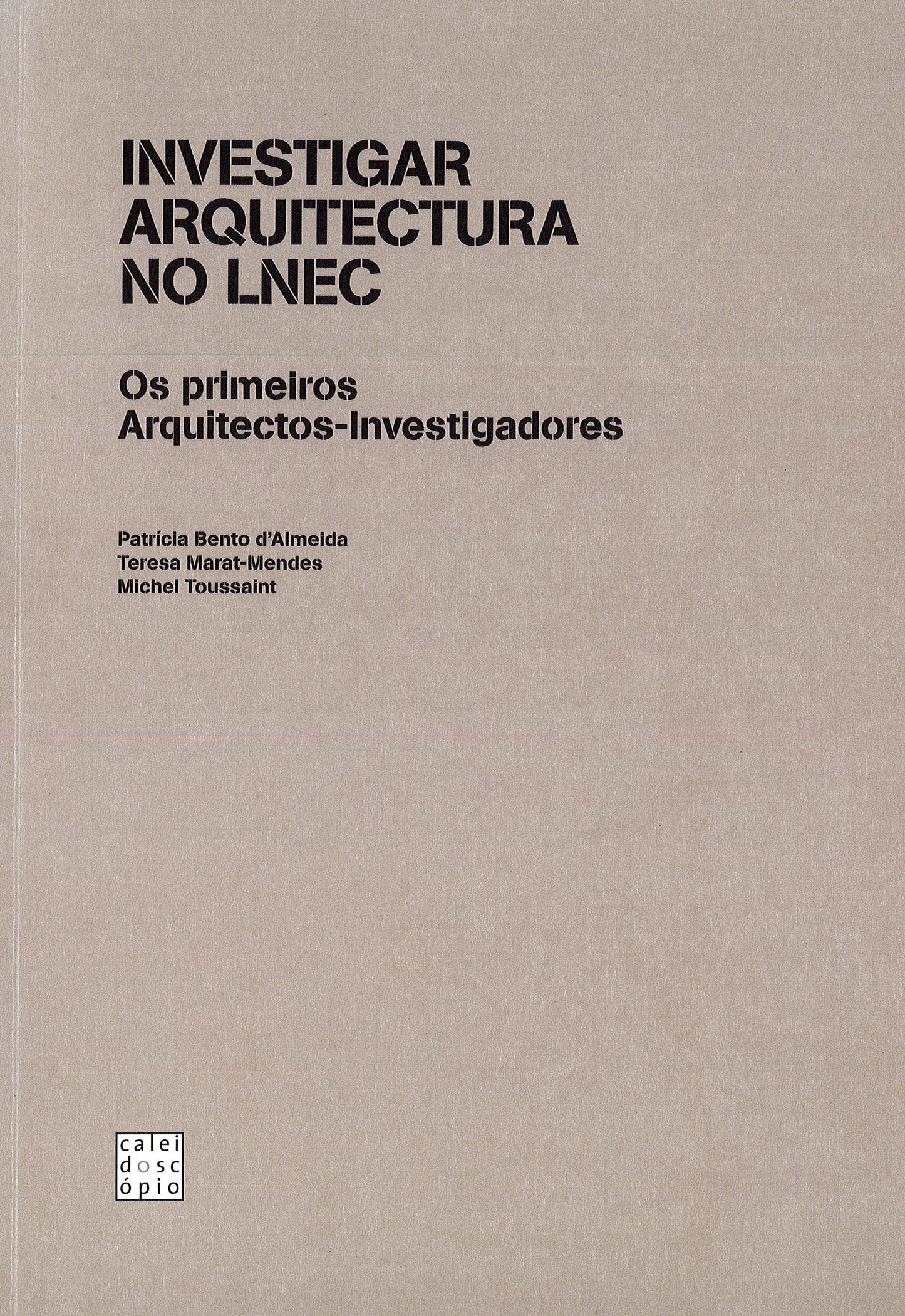 Investigar Arquitectura no LNEC