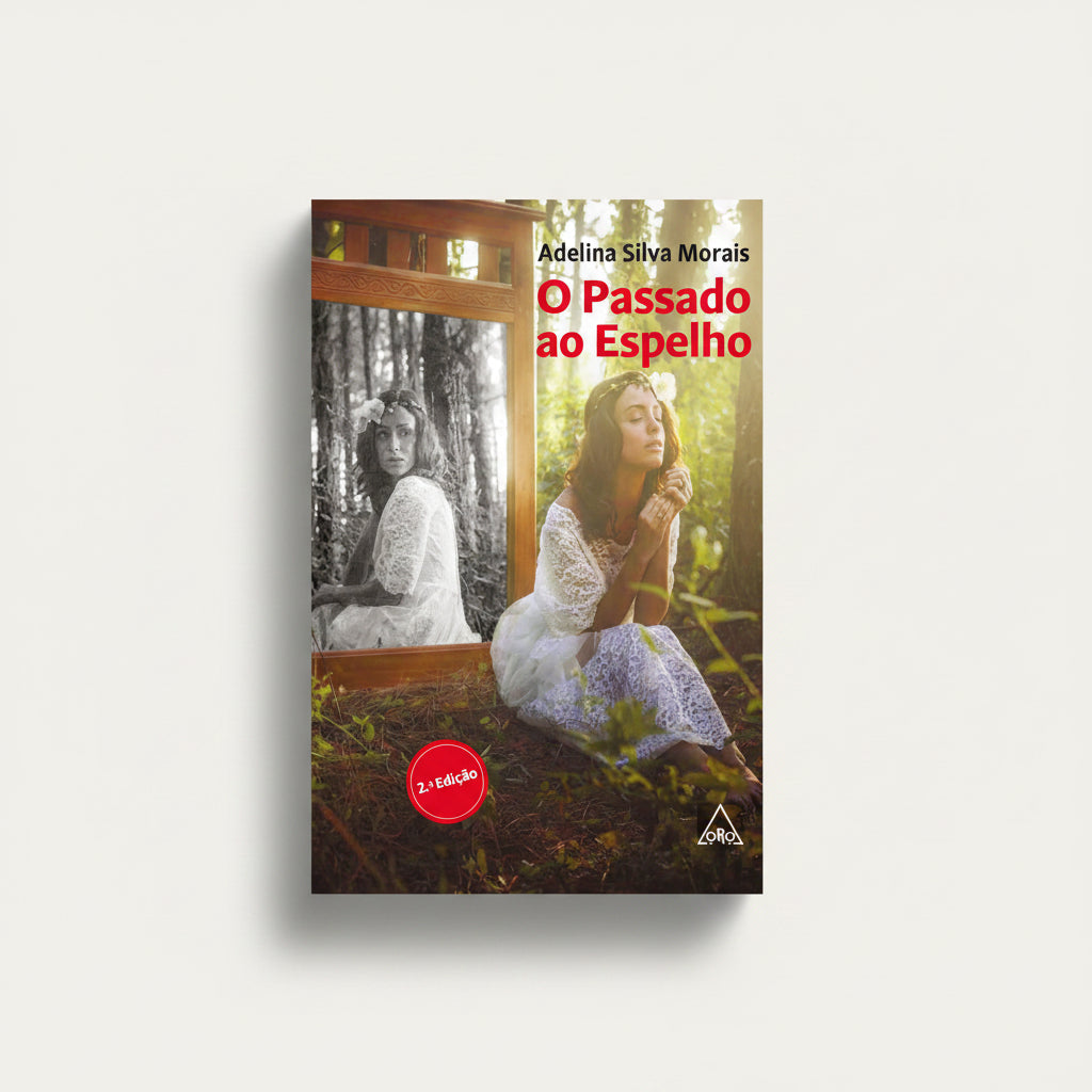 Capa do livro O Passado ao Espelho sobre memória, emigração e saga familiar