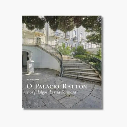 Capa do livro O Palácio Ratton e os Fidalgos da Rua Formosa de Helder Carita sobre património arquitetónico, aristocracia e história da cidade de Lisboa.