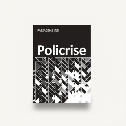Capa da revista PASSAGENS N5 – Policrise, dedicada ao estudo das crises interligadas do século XXI, globalização, geopolítica e sociedade contemporânea