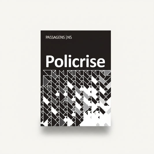 Capa da revista PASSAGENS N5 – Policrise, dedicada ao estudo das crises interligadas do século XXI, globalização, geopolítica e sociedade contemporânea