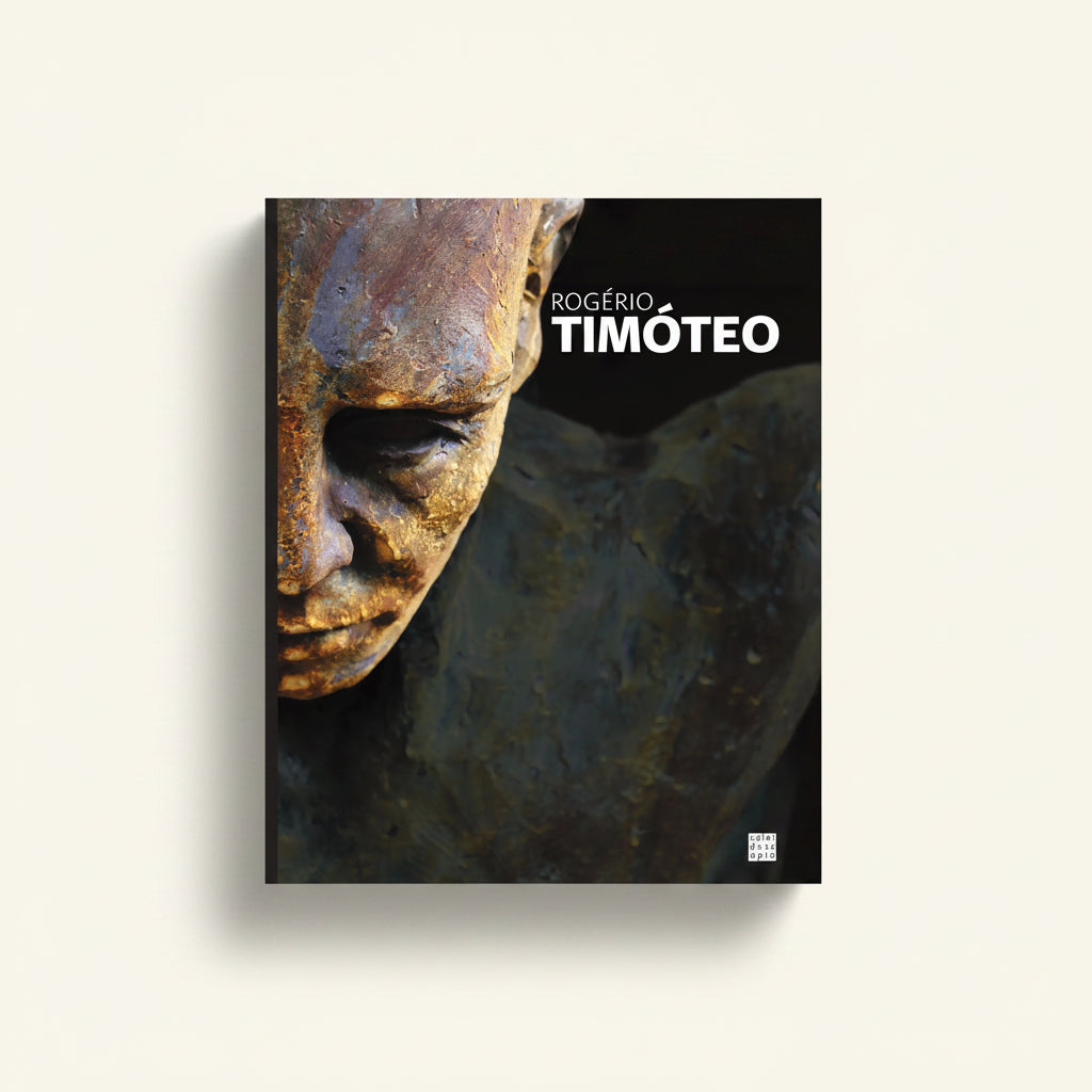 Capa do livro Rogério Timóteo sobre escultura contemporânea portuguesa